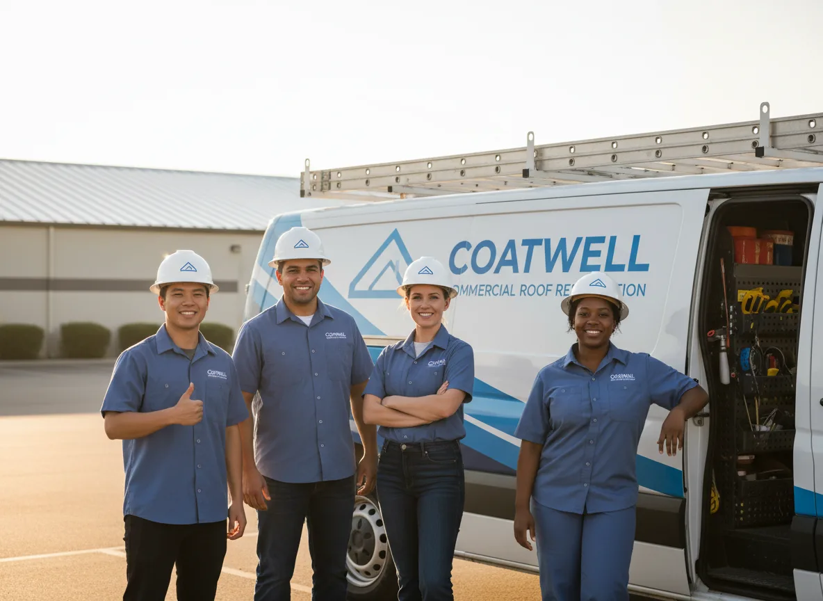 Commercial roof coating company in Carbonado, WA